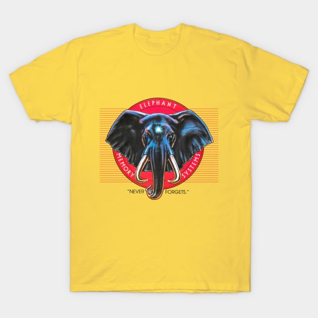 Elephant Memory Systems - #1 T-Shirt by RetroFitted